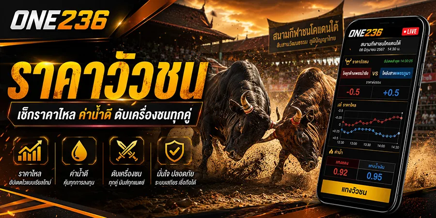 ราคาวัวชน ล่าสุด อ่านราคาไหล