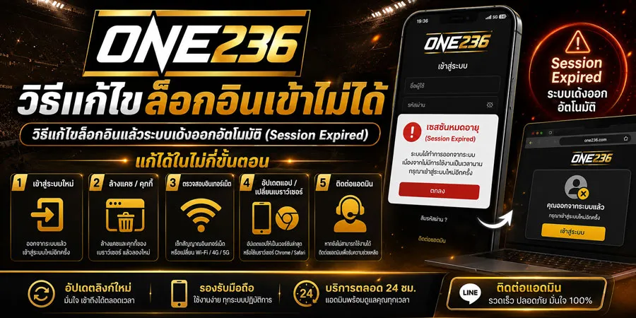 วิธีแก้ไขล็อกอินเข้าไม่ได้