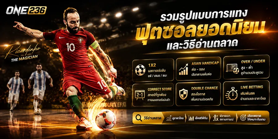 แทงฟุตซอล เดือด รวมตลาดเดิมพันยอดนิยม